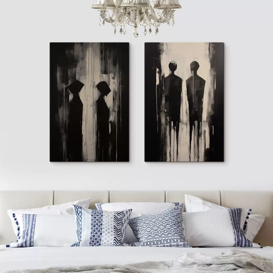 Obraz Siluety lidí Č. m00730