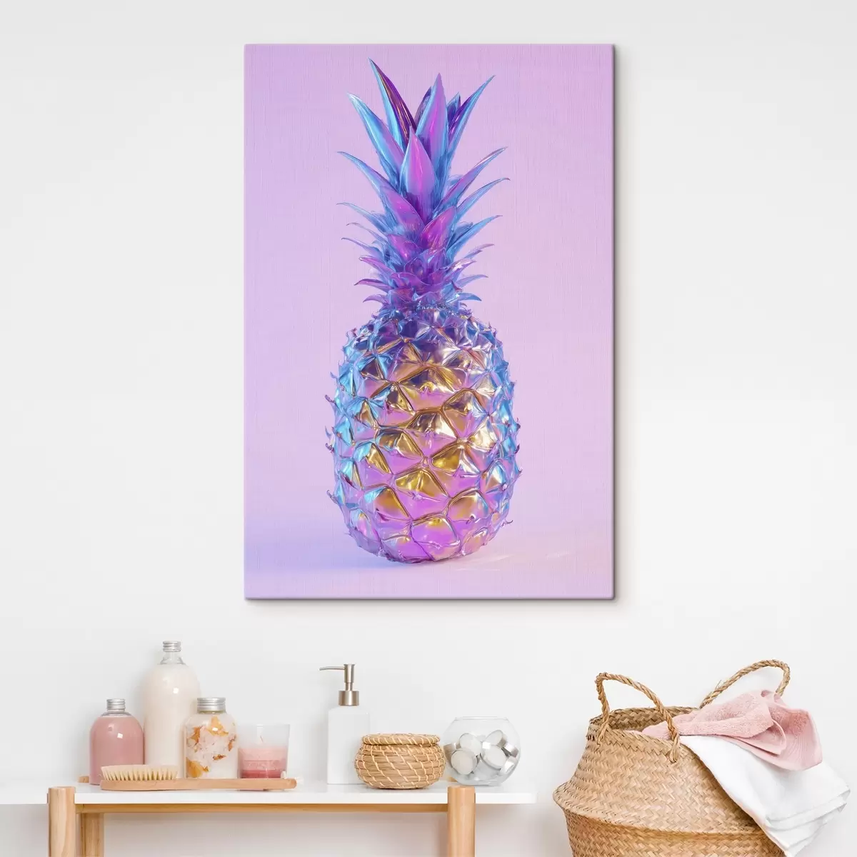 Obraz jasný lesklý ananas ve stylu pop artu Č. s45727