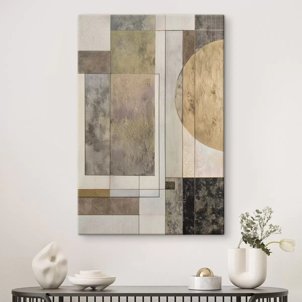 Obraz abstraktní moderní geometrie Č. s45730