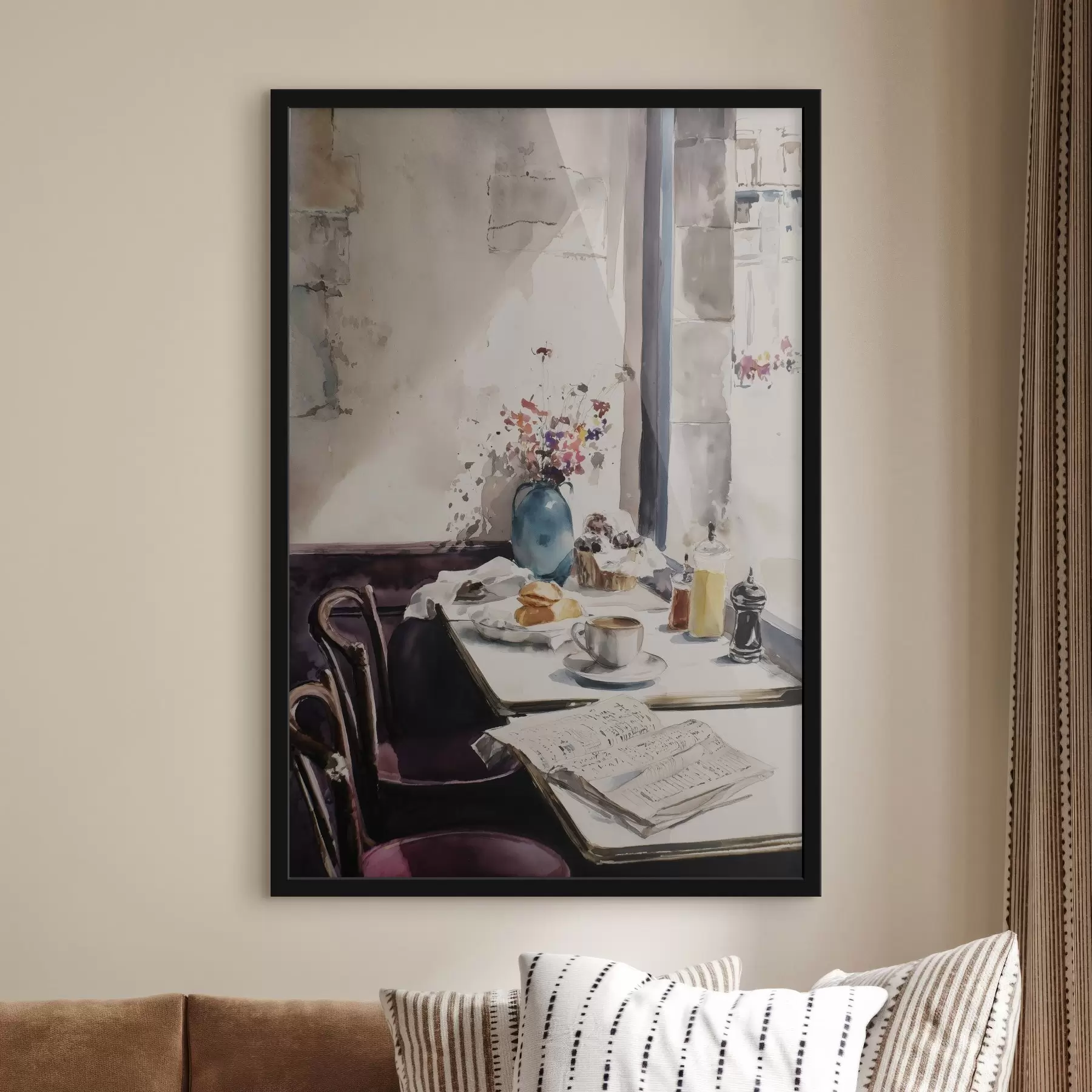 Fototapet snídaně v Paříži f45726