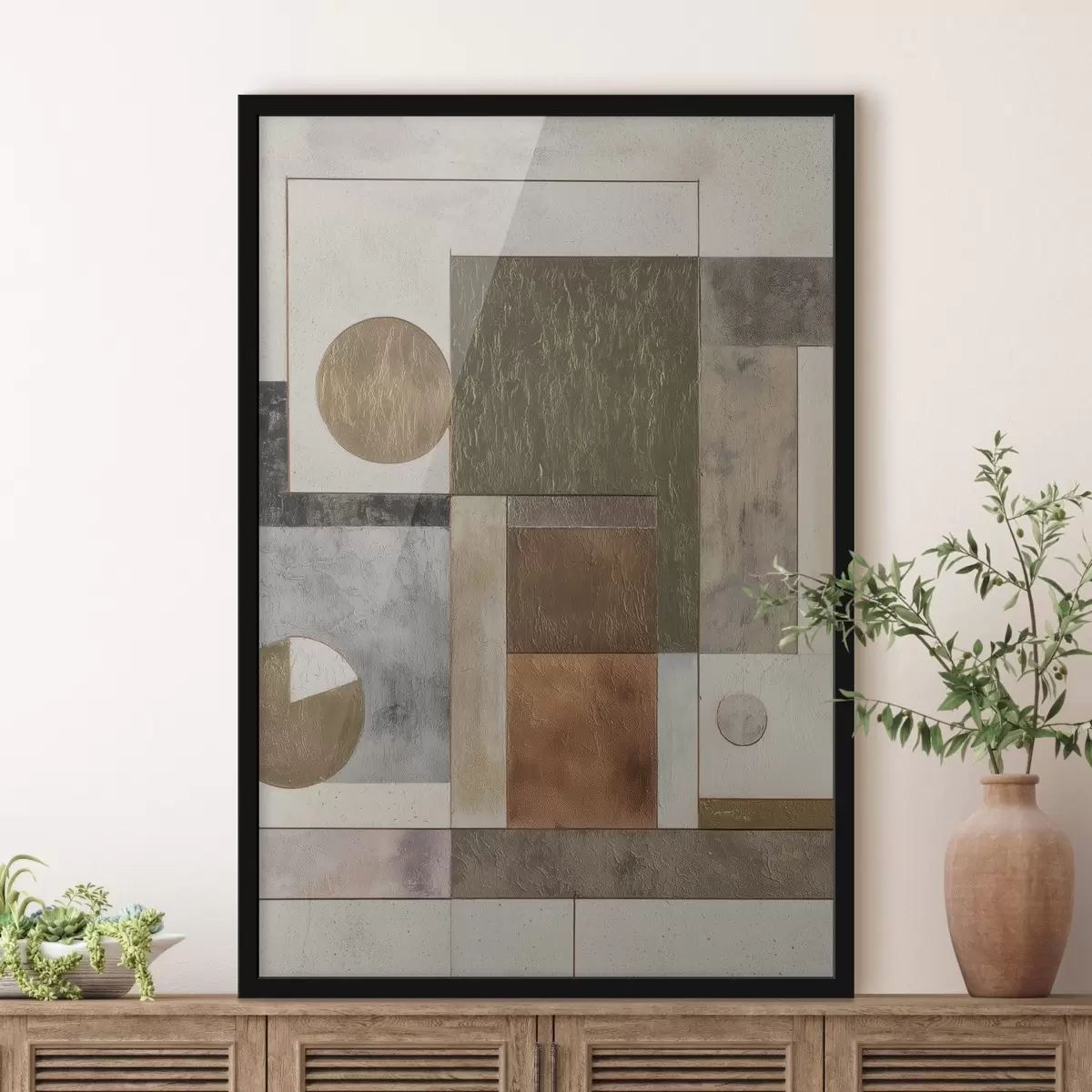 Poster abstraktní moderní geometrie f45729