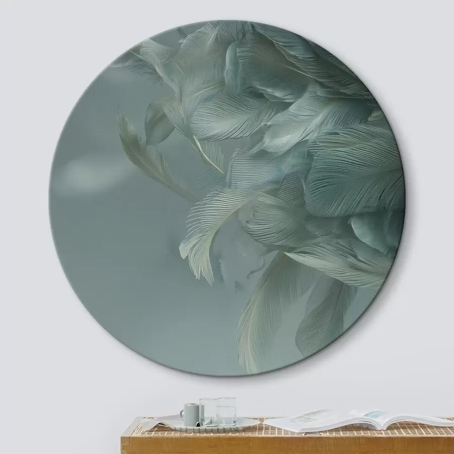 Obraz peří v mořských barvách Č. r45708