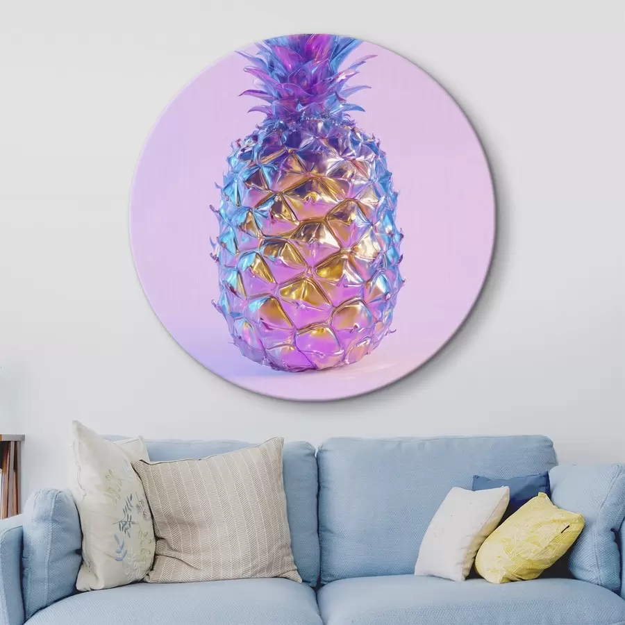 Obraz jasný lesklý ananas ve stylu pop artu Č. r45727