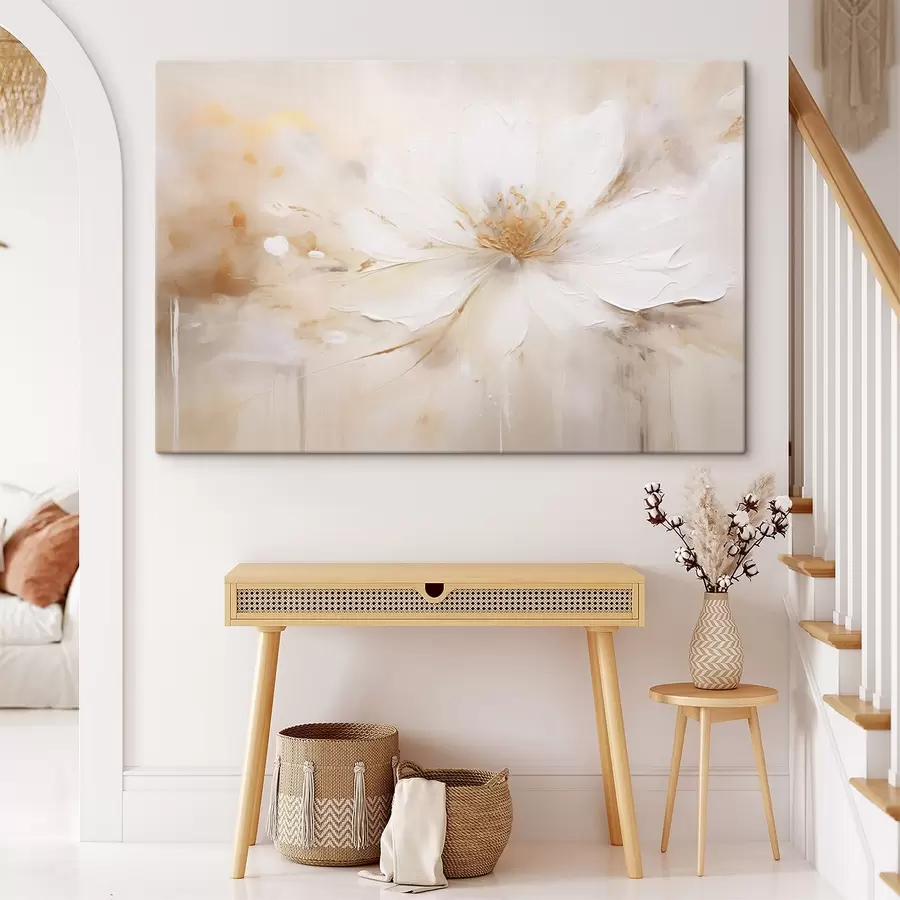 Obraz Světlý květ se žlutooranžovým středem Č. s45802