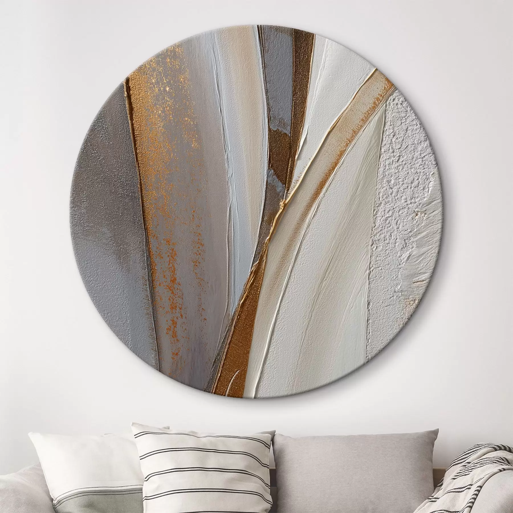 Obraz Texturované abstraktní linie se žlutými a oranžovými jiskrami Č. r45810