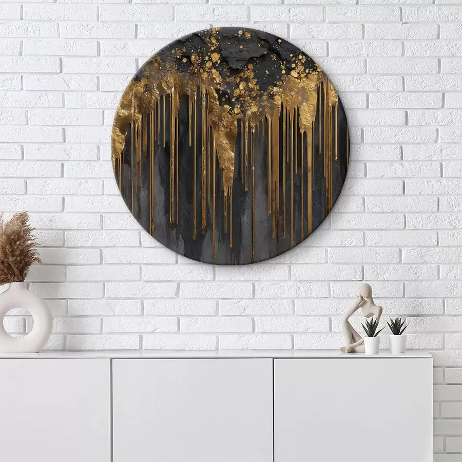 Obraz Abstraktní proudy na tmavém pozadí Č. r45823