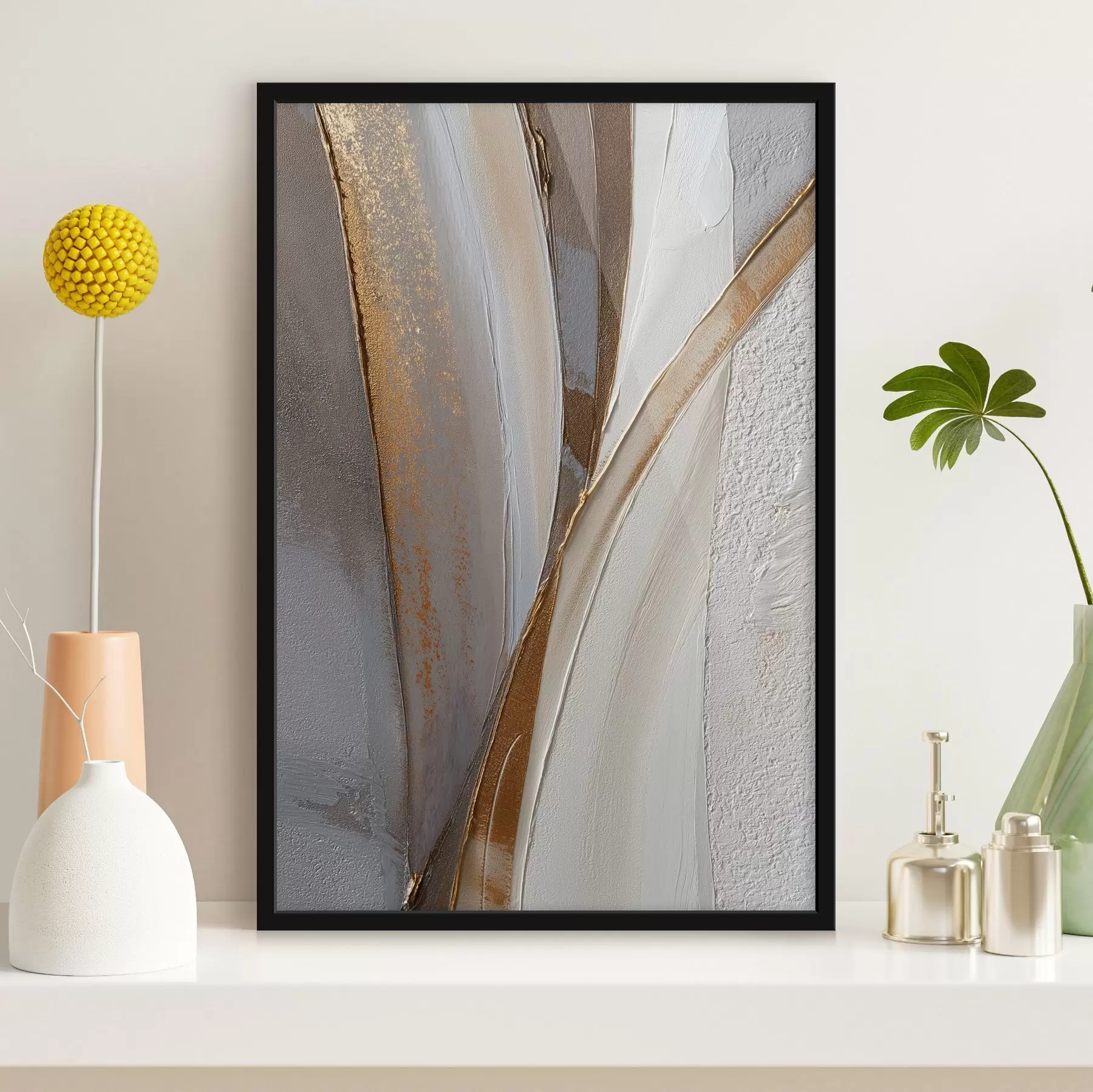 Fototapet Texturované abstraktní linie se žlutými a oranžovými jiskrami f45810