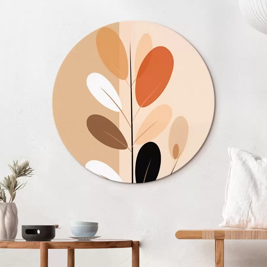 Obraz Minimalistická větev s listy Č. r45834