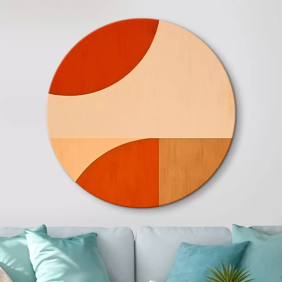 Obraz Abstraktní půlkruhy Č. r45844