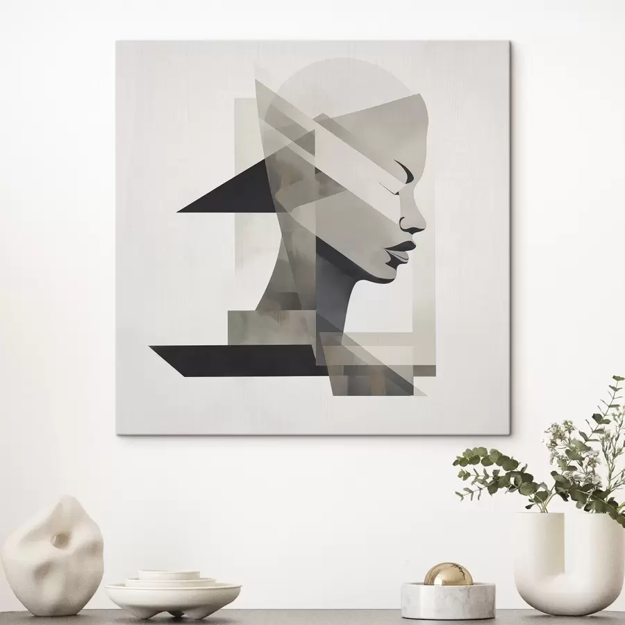 Obraz Abstraktní portrét Č. s45916