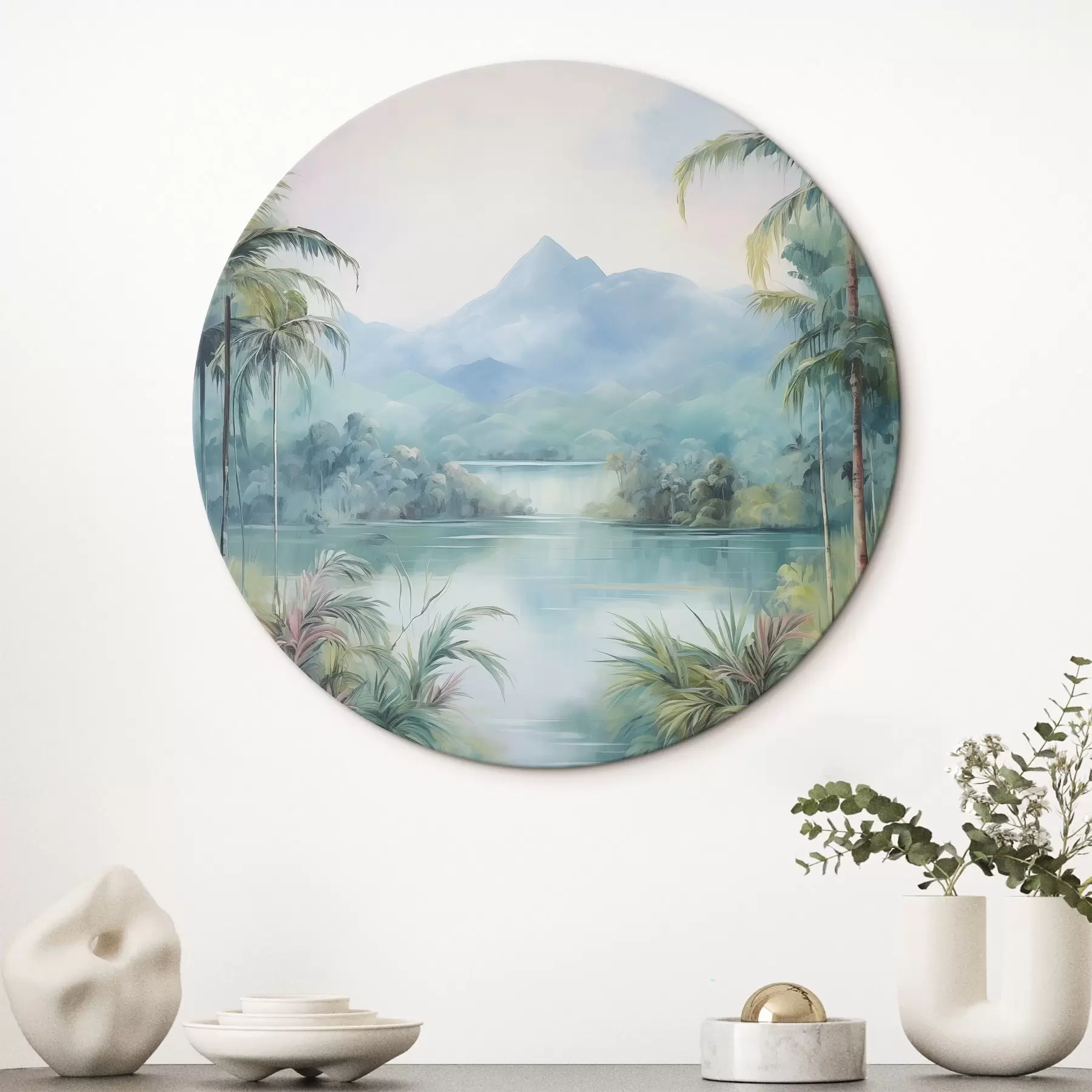 Obraz Řeka v džungli před horou Č. r45912