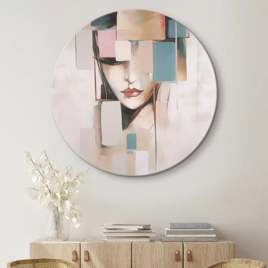 Obraz Abstraktní portrét imitující malbu Č. r45920