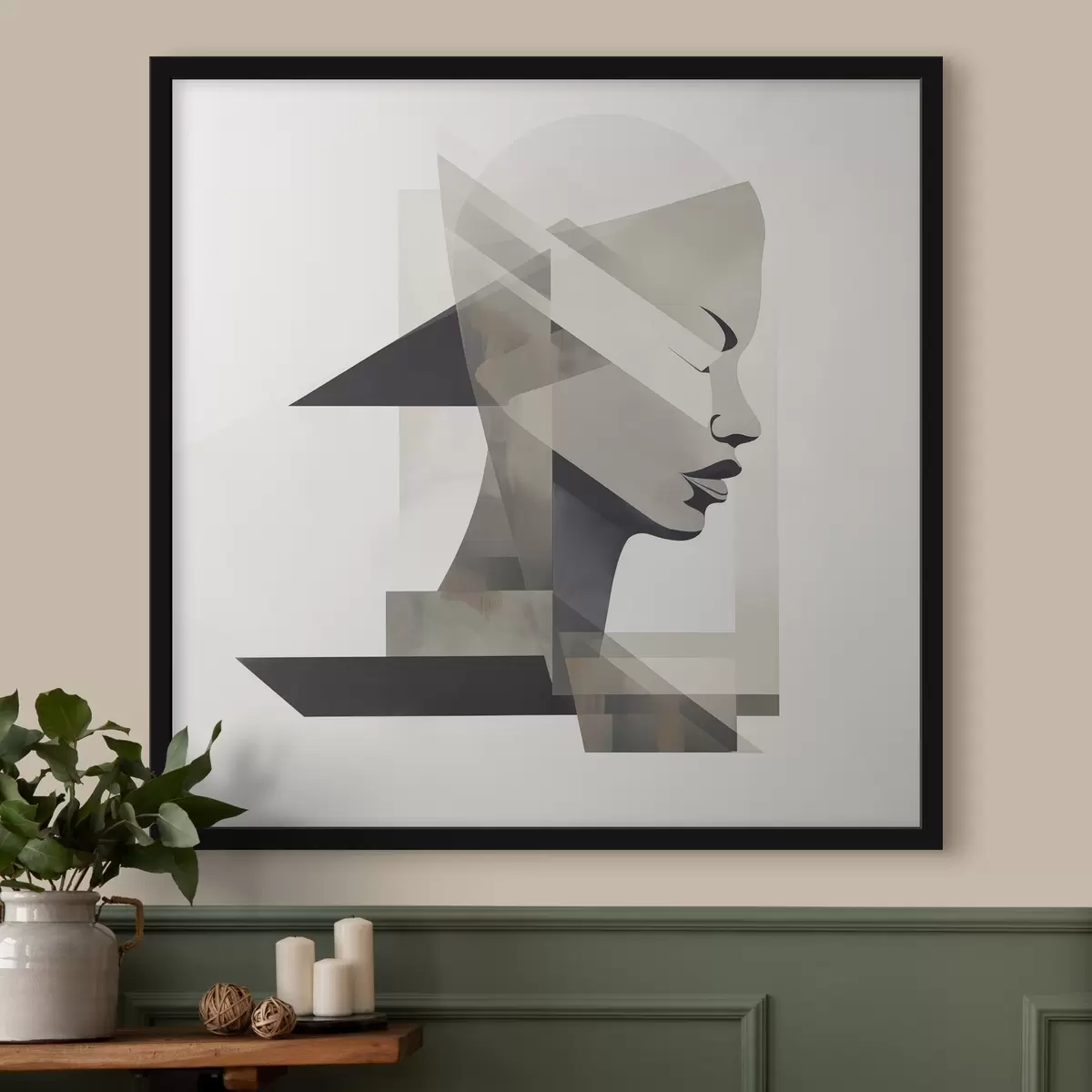 Poster Abstraktní portrét f45916