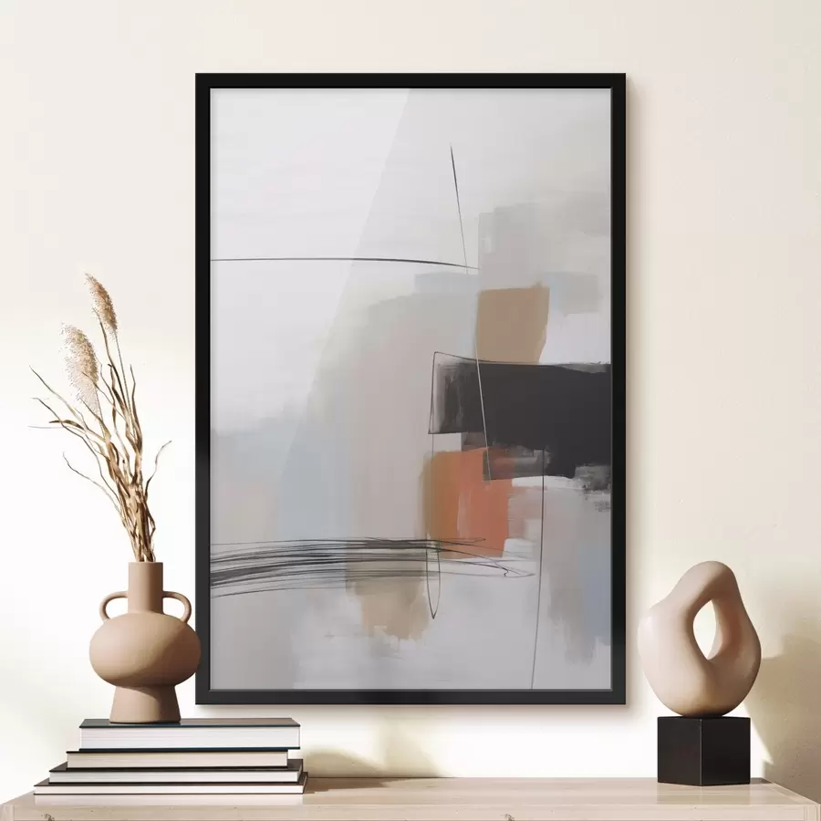 Fototapet Abstrakce imitující tahy štětcem f45919