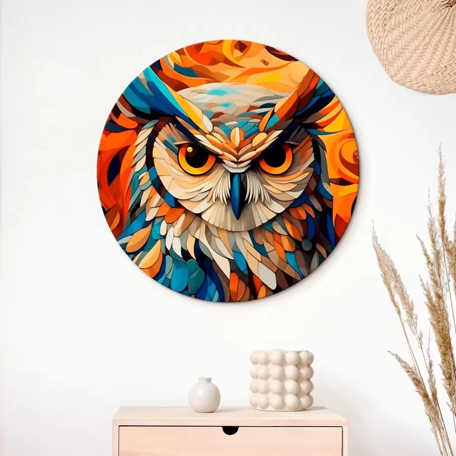 Obraz Abstraktní sova Č. r45836