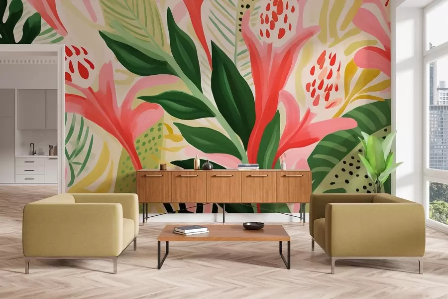 Fototapet Let barev w04564