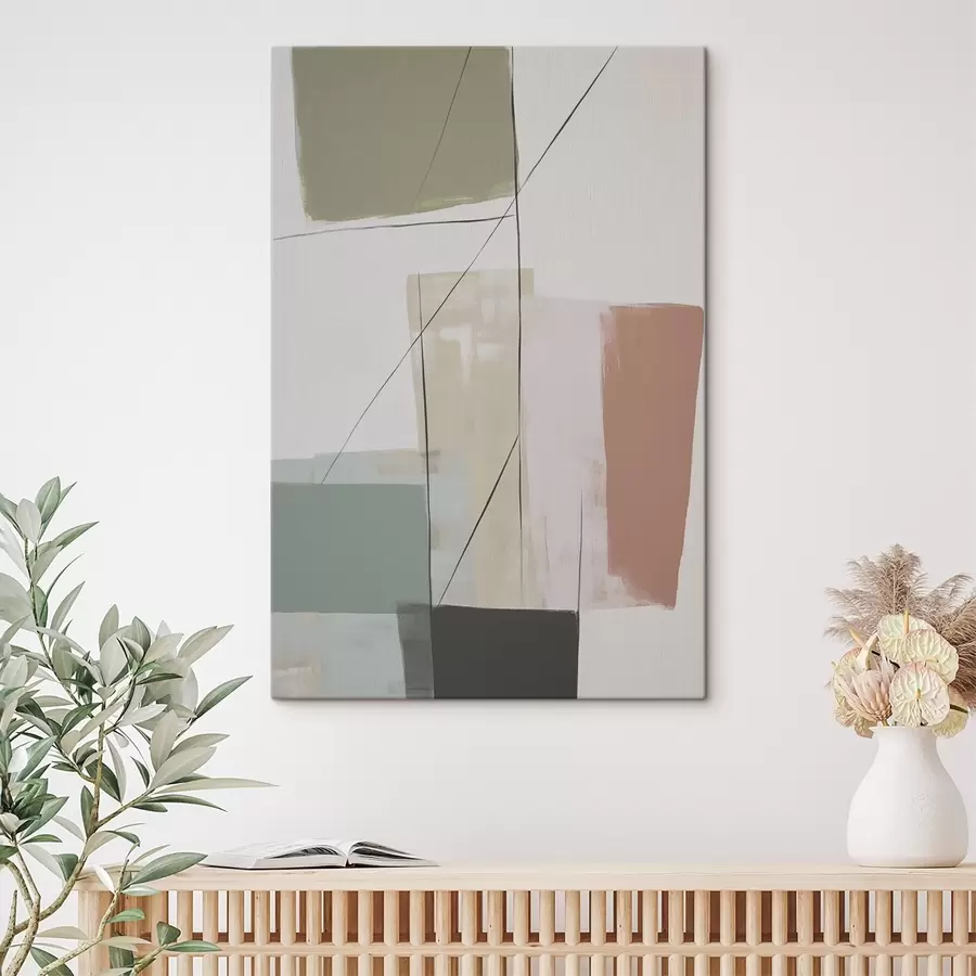 Obraz Abstrakce s imitací oděrek Č. s45974