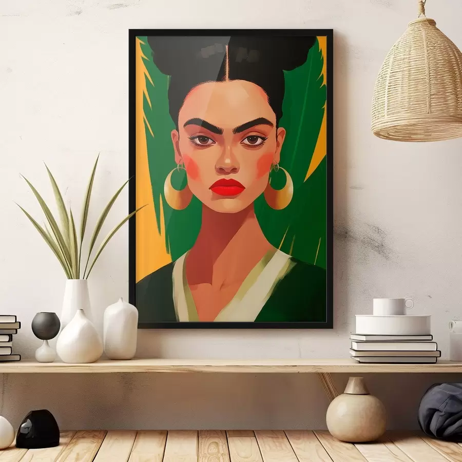 Fototapet Žena s náušnicemi f45953