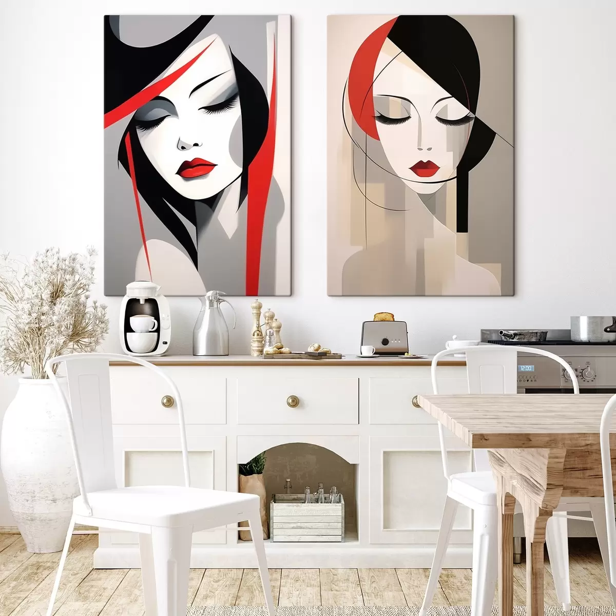 Obraz Abstraktní ženské portréty Č. m00774