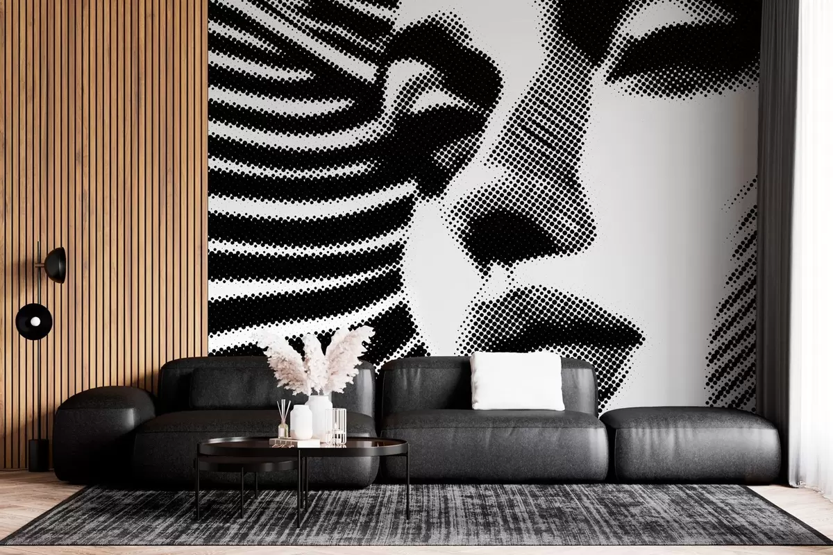 Fototapet Tvář ženy ve stylu pop artu w04504