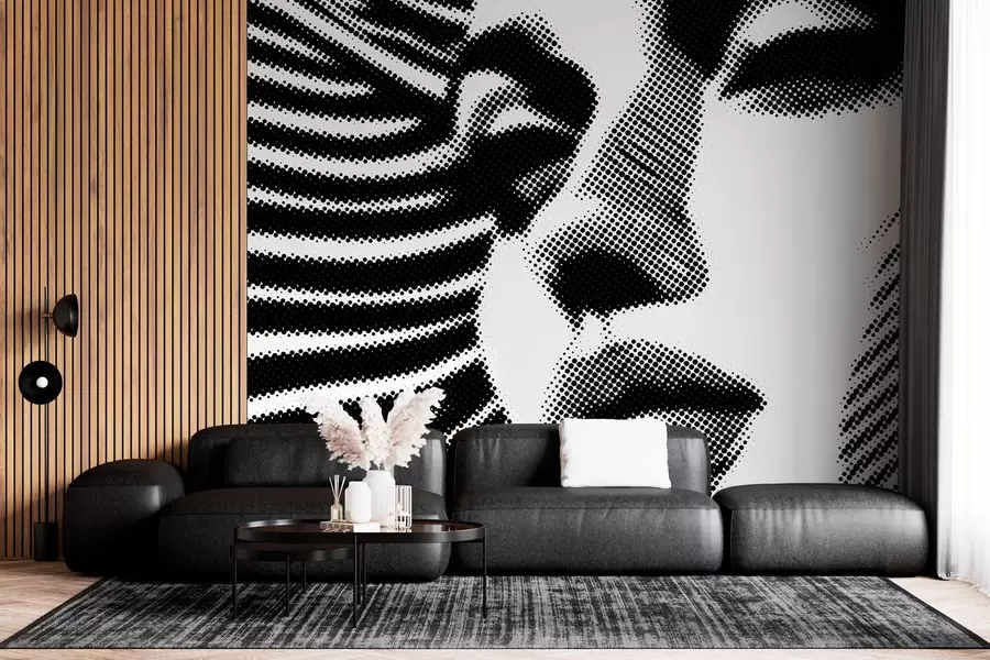 Fototapet Tvář ženy ve stylu pop artu w04504