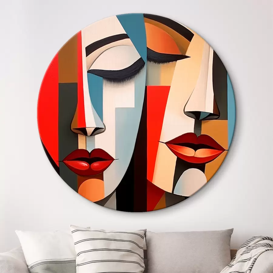 Obraz Abstraktní ženské tváře Č. r45967