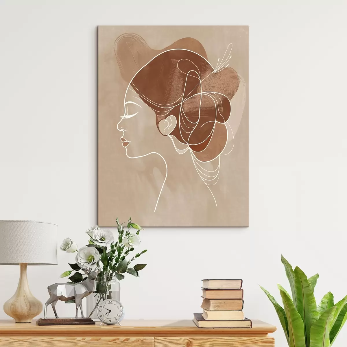 Obraz Abstraktní kompozice, dívka Č. s45655