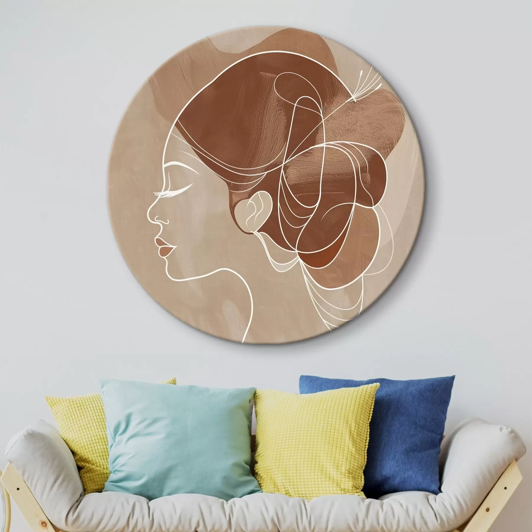 Obraz Abstraktní kompozice, dívka Č. r45655