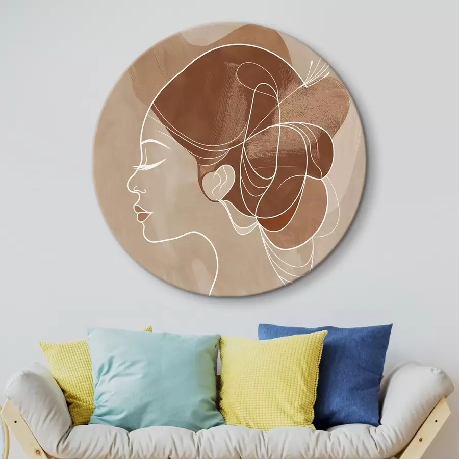 Obraz Abstraktní kompozice, dívka Č. r45655