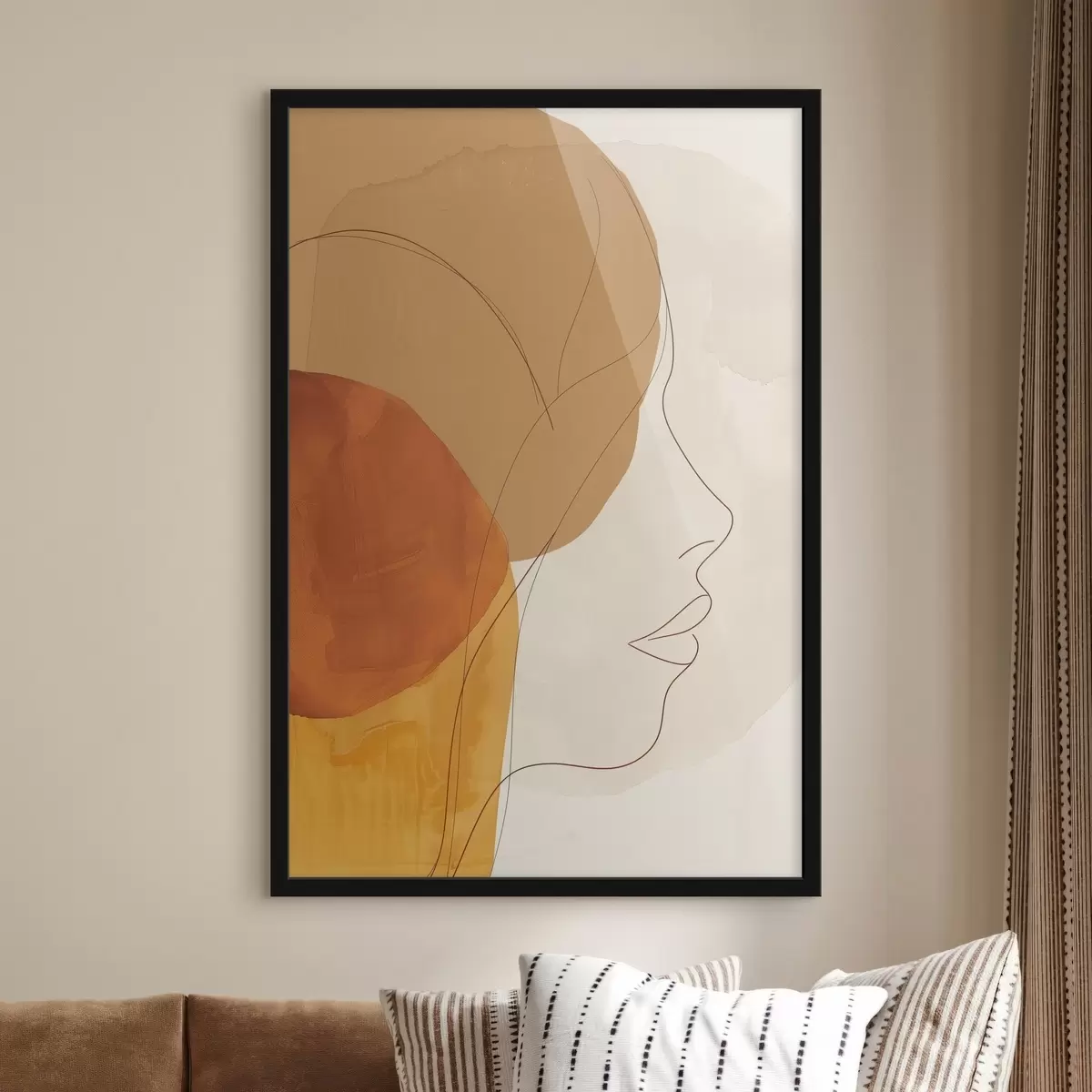 Poster Abstrakce, dívka f45654