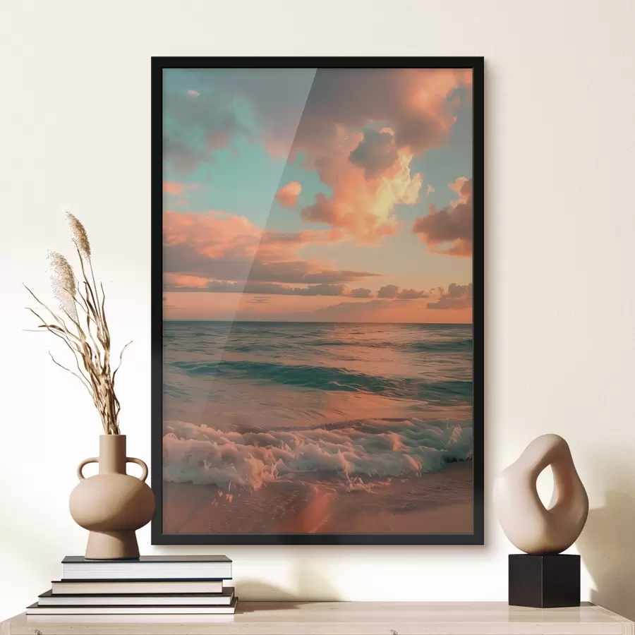 Fototapet Mraky na pozadí moře f45660