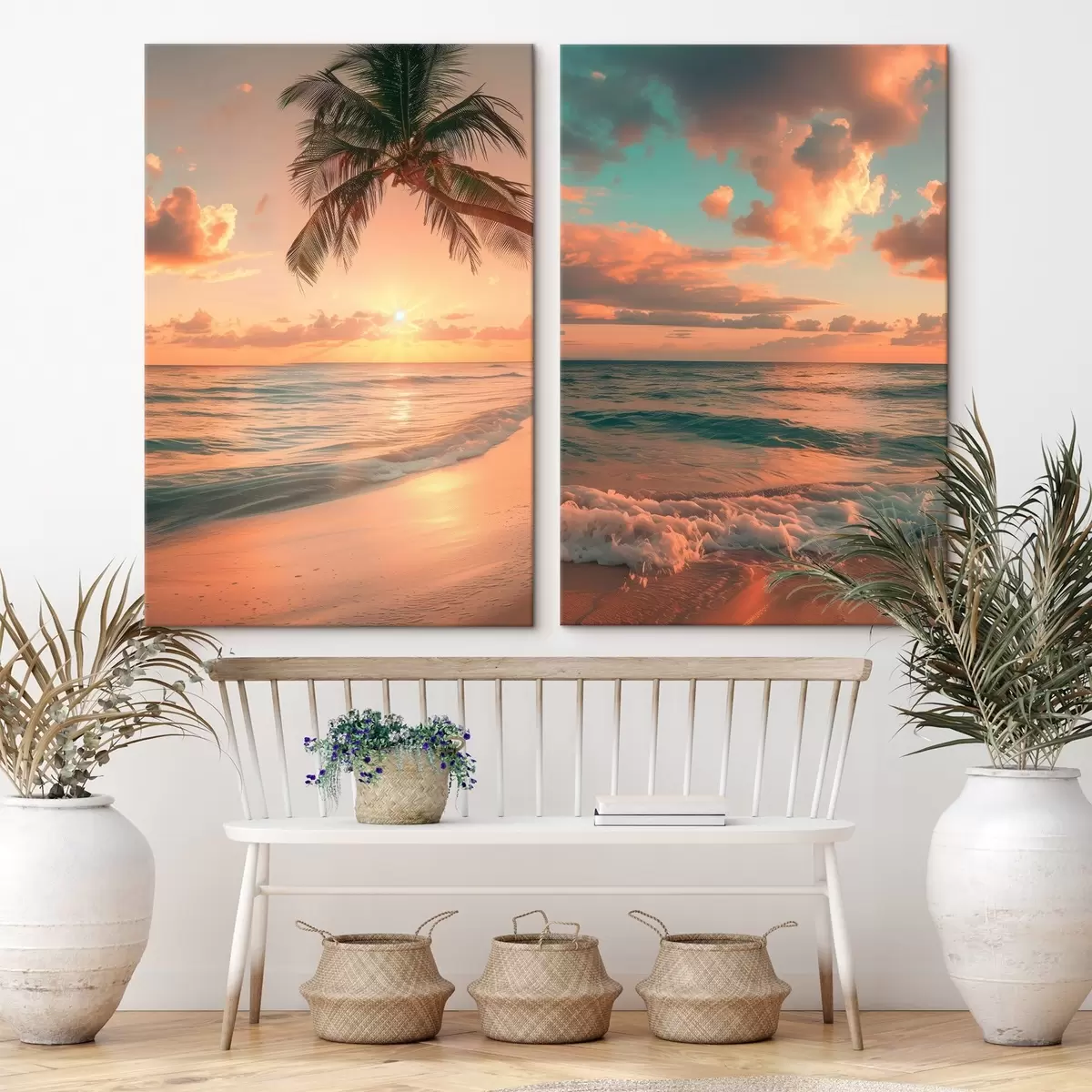 Obraz Západ slunce na pobřeží s výhledem na vlny Č. m00787