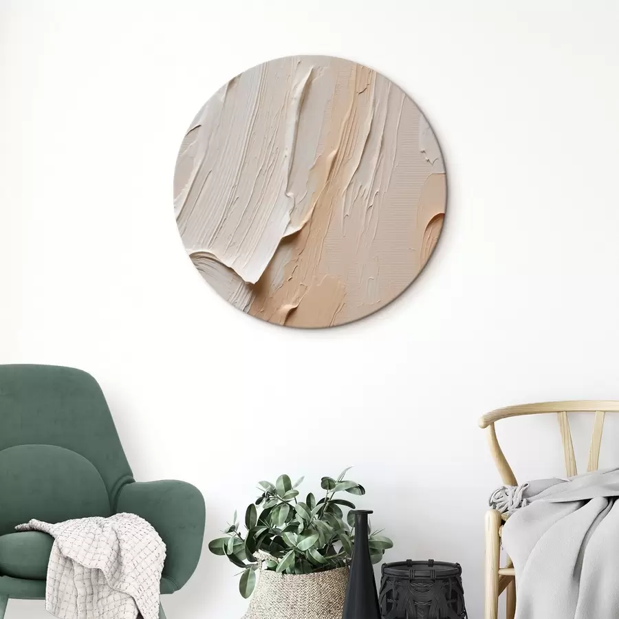 Obraz Texturované pastelové tahy v béžovo-krémových tónech Č. r45871