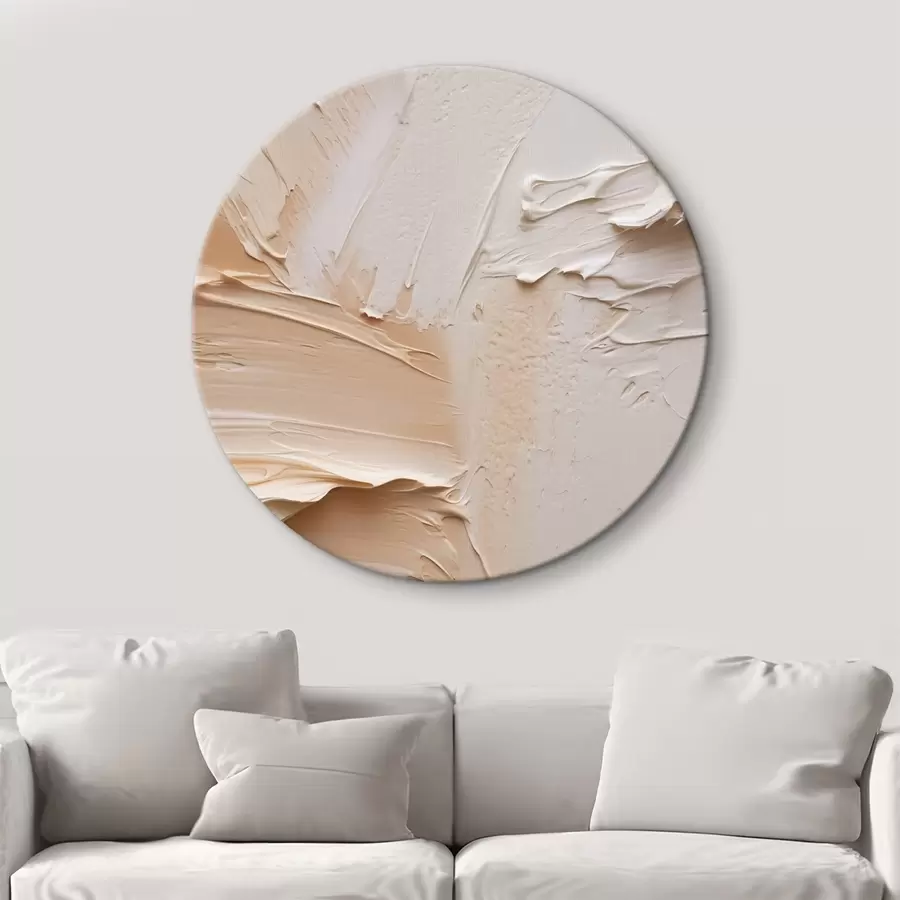 Obraz Lehké impasto tahy, krémová písková textura Č. r45872