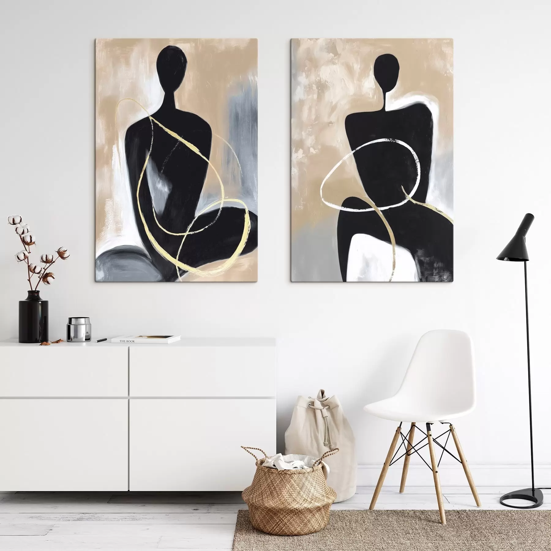 Fototapet Abstraktní siluety m00719