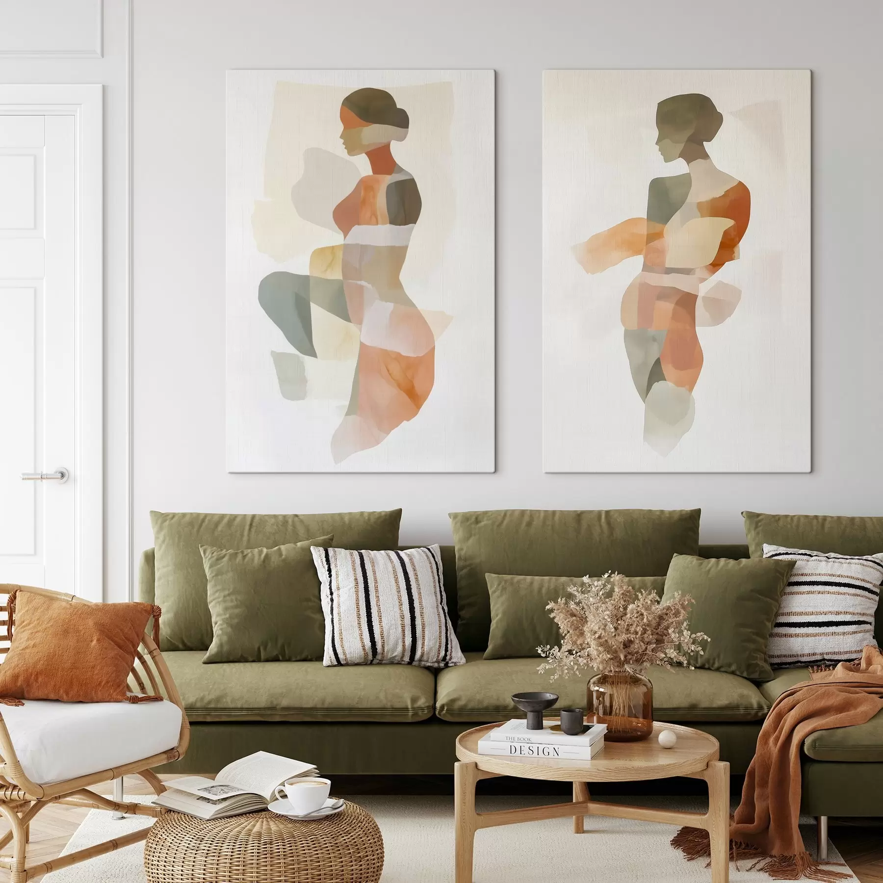 Obraz Abstraktní ženské siluety Č. m00788