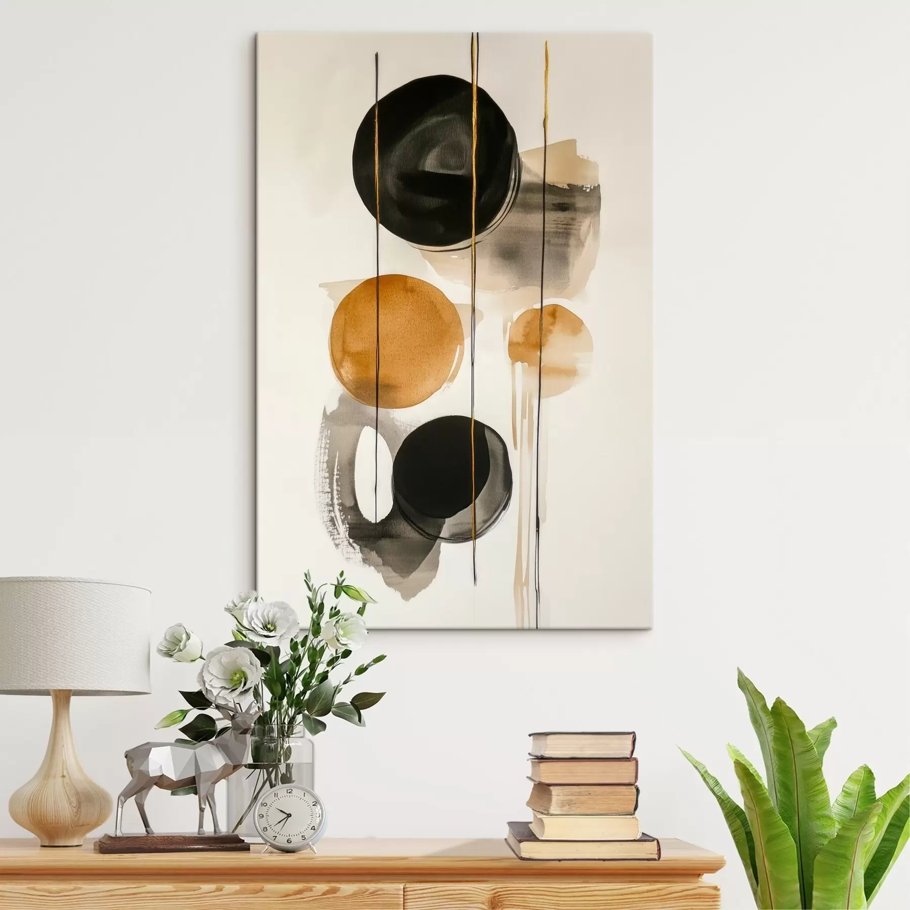 Obraz Abstraktní kruhy Č. s45779