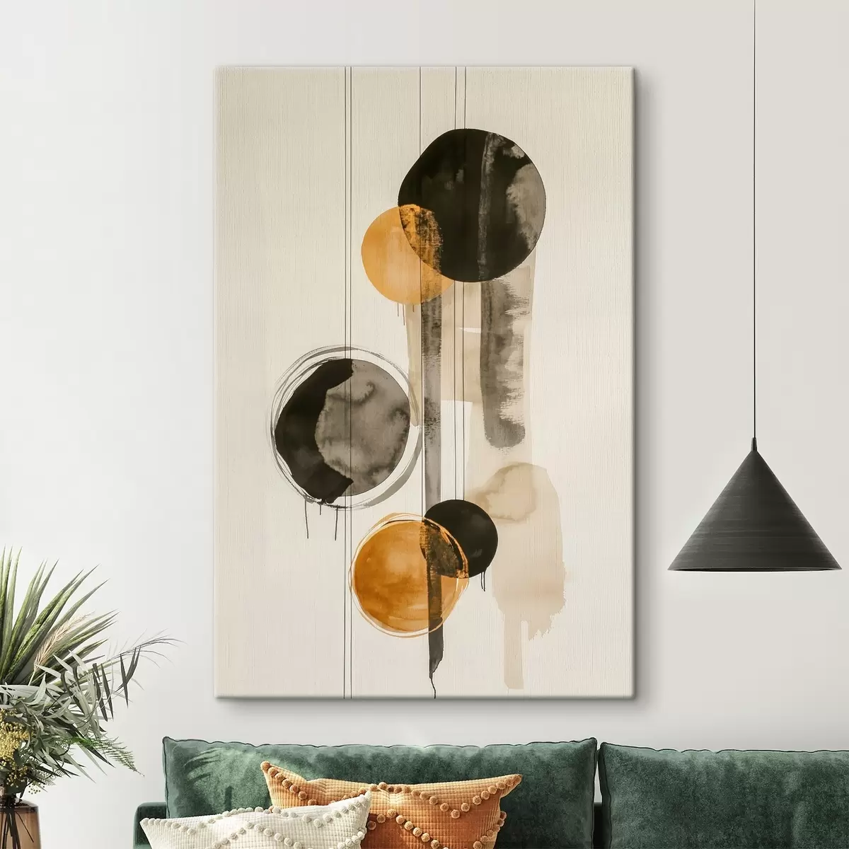 Obraz Abstraktní kruhy Č. s45780