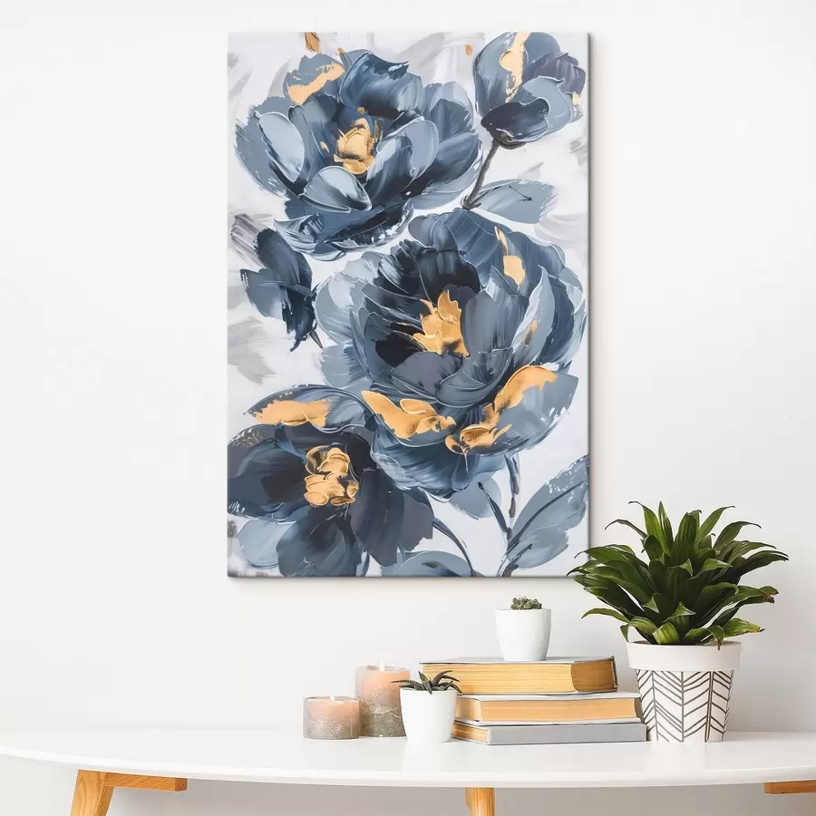 Obraz Velké abstraktní květiny Č. s46010