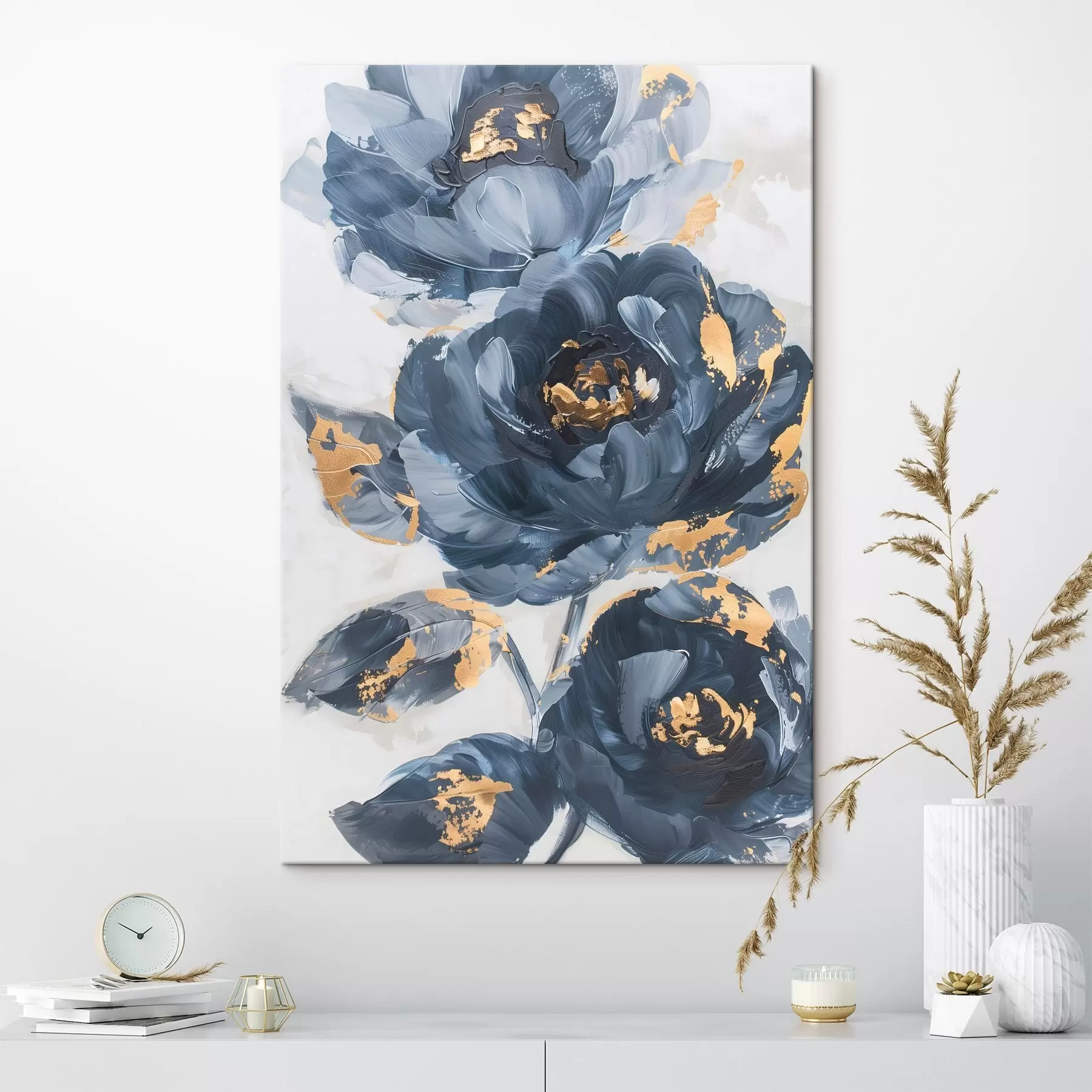 Obraz Velké abstraktní květiny Č. s46011