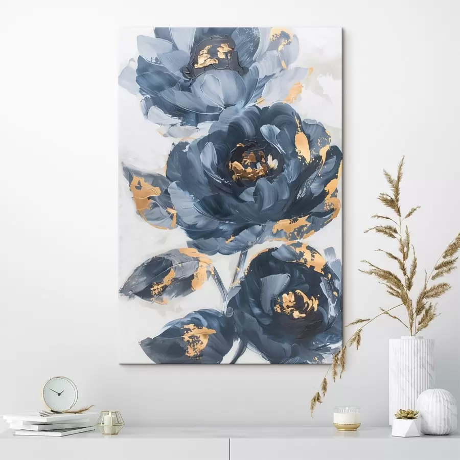 Obraz Velké abstraktní květiny Č. s46011