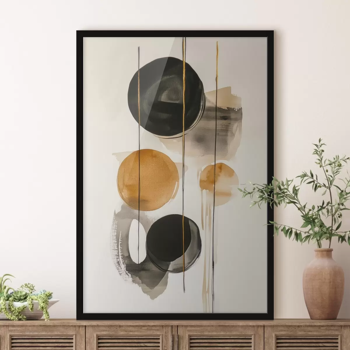 Poster Abstraktní kruhy f45779