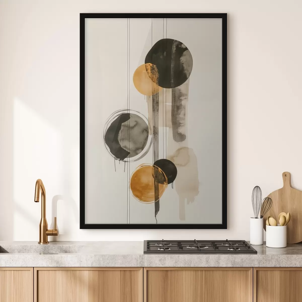 Poster Abstraktní kruhy f45780