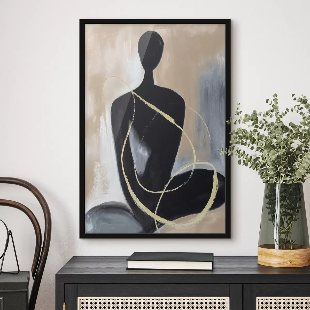 Poster Abstraktní silueta f45985