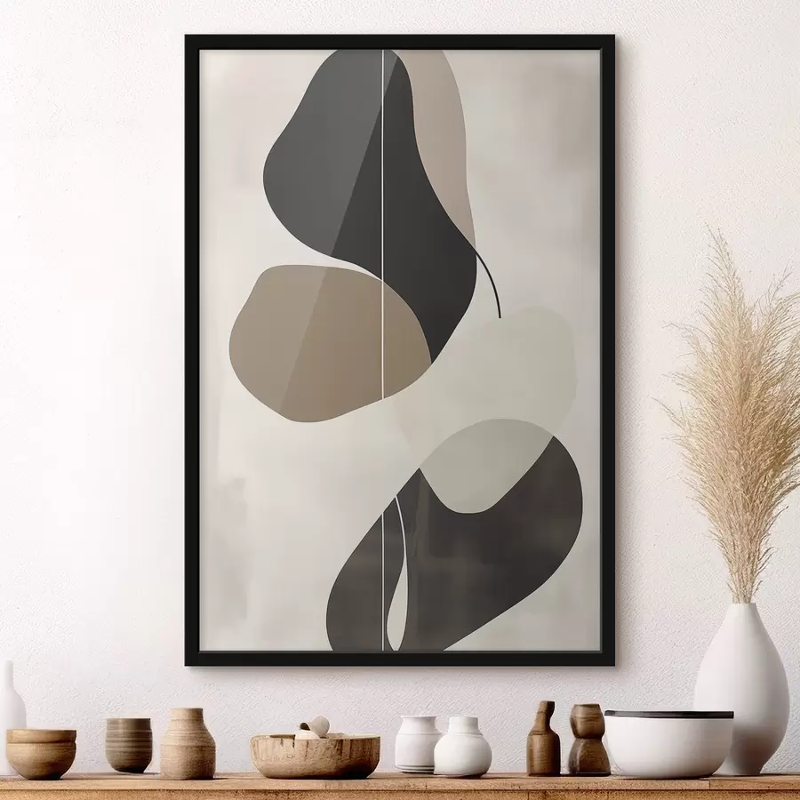 Fototapet Plovoucí abstraktní tvary f45995