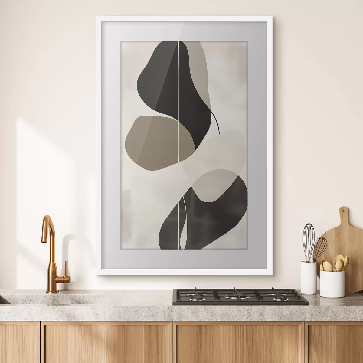 Poster Plovoucí abstraktní tvary f45995