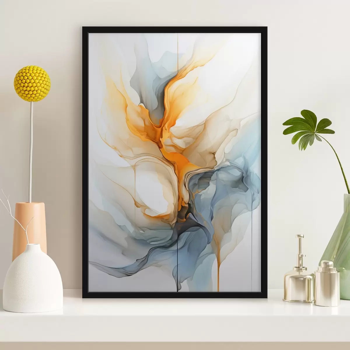 Poster Abstrakce kapaliny f46001