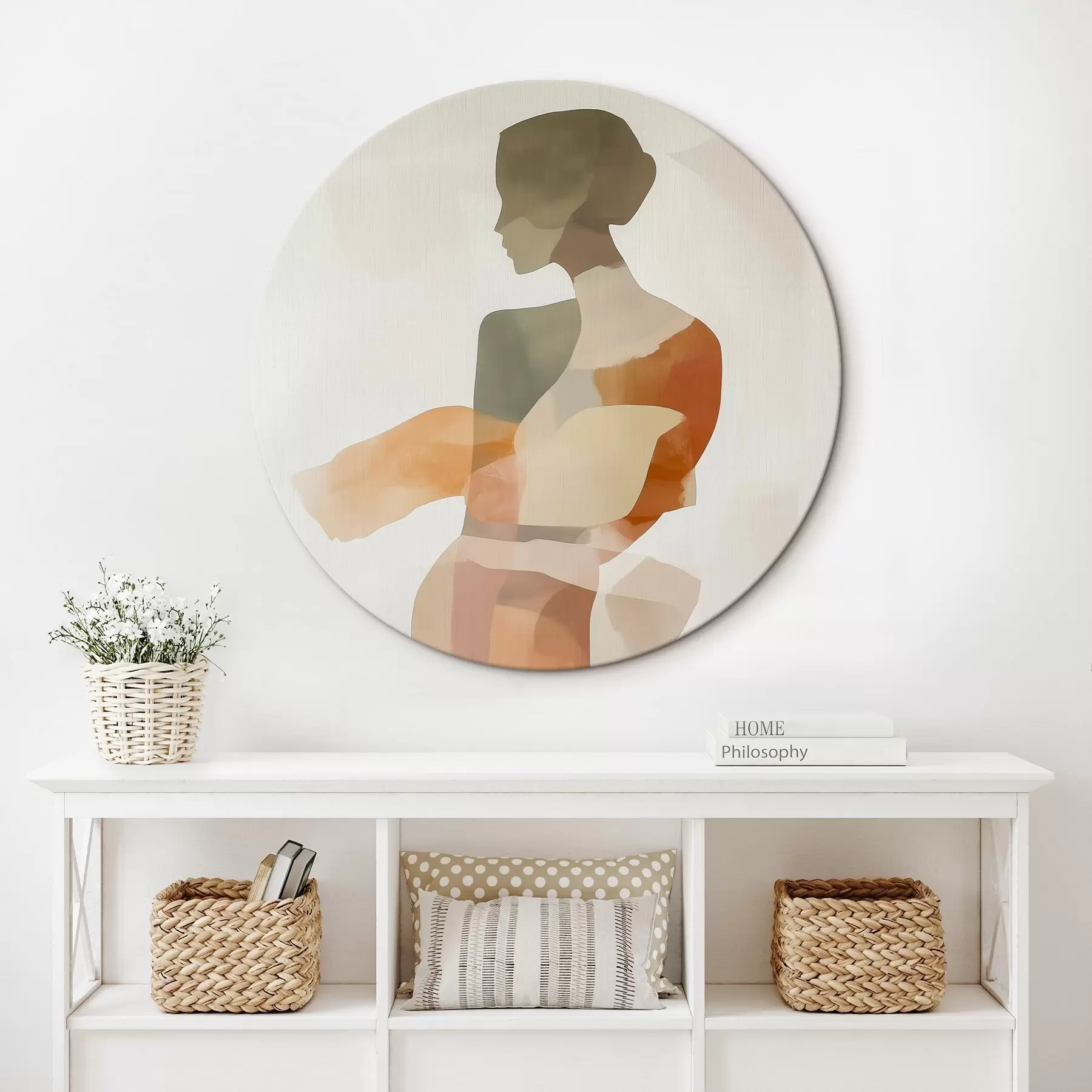 Obraz Abstraktní ženská silueta Č. r45993