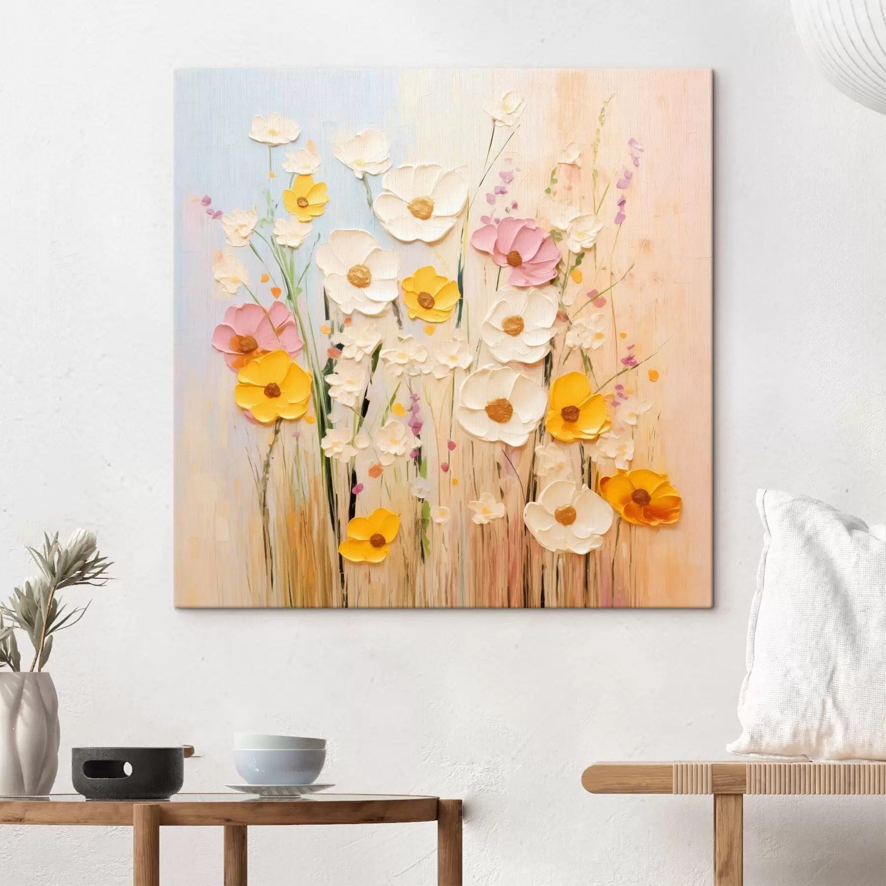 Obraz Jarní abstrakce s prvky malby Č. s45740