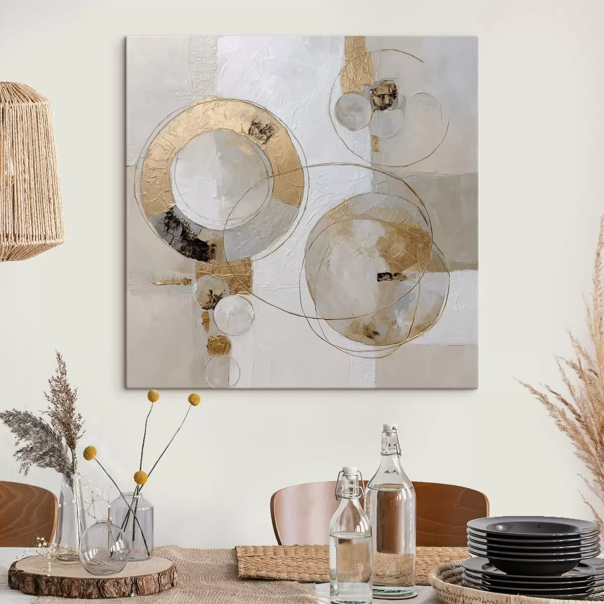 Obraz Cyklickost forem v moderním abstraktním stylu Č. s45851